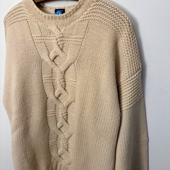 NAUTICA vintage 100% Cashmere Handknit Sweater - Picture 1 of 6